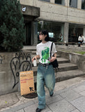 Trade washing wide denim