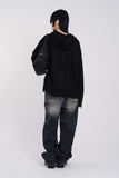 Scope deep blue wide denim pants