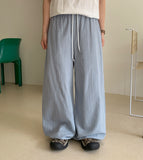 [BAONHAUS] Rebaca Stripe Banding Wide Pants