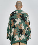 Teddy Bear Camouflage Knit Sweater