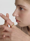 Ice Cushion Silver Ring M