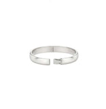 Hidden Classic Wide Silver (W) Bangle
