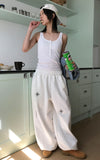 BUTTON GOLGI SLEEVELESS