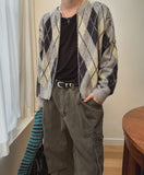 Cood Argyle Mohair Cardigan