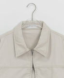 [Unisex] Telmu Cotton Pigment Trucker Over Jacket