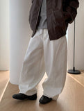 Bepos Rivet Cotton Balloon Wide Pants