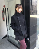 Yuha Double High Neck Wool Coat