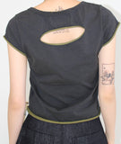 DAMAGE COLOR-BLOCK TEE