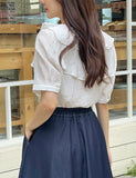 Rapel Frill Puff Short Sleeve Blouse