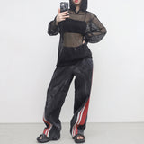 (Unisex) Baren See-Through Hooded T-Shirt