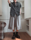 Chad Two-Tuck Snap Bermuda Pants