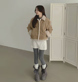 Dia Embroidered Hole Point Thick Span Winter Cotton Stockings