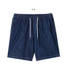 Blur Raw Banding Shorts