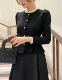 Chelly Pearl Lace Peplum Blouse