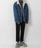 Sherpa denim jacket