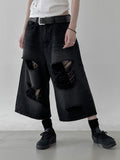 Core Maxi Ankle Length Damage Denim