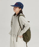 [BAONHAUS] Kenny Stripe Frill Long Sleeve Tee