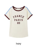 Elkie Ringer Track Short Sleeve T-shirt