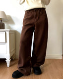 Mea Back Cut Wide Long Pants