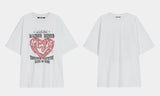 DOODLE HEART HALF T