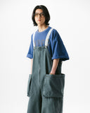 [AG] Side Pocket Twill Balloon Overall