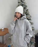 Vence High Neck Crop Hood Zip-Up