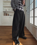 Arc Curved Wide Cotton Pants