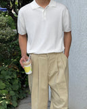Viscose Collar Short Sleeve Knit