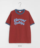 [unisex] Hyop Printing Color Matching Over Short Sleeve Tee