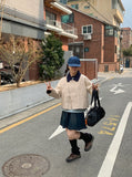 Henda Color Matching Collar Jacket