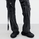 Tratt Cargo Denim Pants