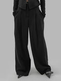 Tira Belt Pin Tuck Pants