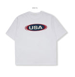 Pigment Overfit USA Short Sleeve