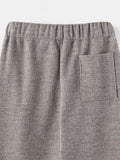 Soft knit wide pants