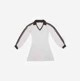 Newden V-neck Color Matching One Piece