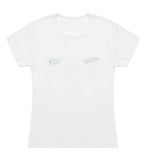 LACE BACK CROSS Short Sleeve Tee