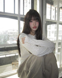 Sidu Small Flower Wave Long Sleeve T-Shirt