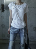 Wallen Unbalance Drape Tee