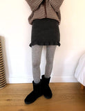 Ae Straight Frill Knit Banding Skirt
