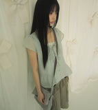 Meili Frill Short Sleeve Blouse