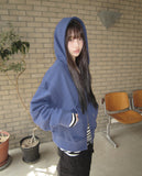Juka Striped U-Neck Long Sleeve T-Shirt