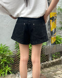 Tiki Rivet Stud Cotton Shorts Short Pants
