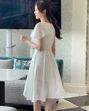 Raylin Cape Shawl Flare Mini One Piece (Belt Set)