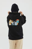 OUT FONT LOGO HOODIE