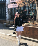 Eki Tiered Cut Mini Skirt