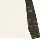END OF TIME Camo Raglan Long Sleeve T-Shirt