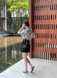 Lindian Flower Chiffon Blouse
