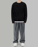 Cable mohair knit
