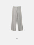 Leo Slit Semi Wide Slacks