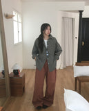 [MADE] Jeto Pigment Washing Button Pocket Two-Way Pants